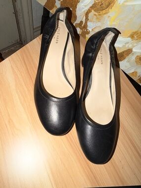 Cole Haan Black Leather Slip-On